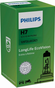 Polttimo PHILIPS H7 LongLife EcoVision 12V 55W
