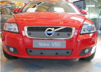 Maskisuoja Volvo V50 2010-, osittain umpinainen säleikkö