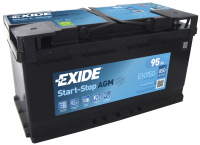 EXIDE Agm EK950 / 12V, 95Ah, 850A / 353x175x190  - +