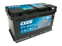 Exide EL800 EFB käynnistysakku 12V,  80Ah,  800A  / 315x175x190   -/+