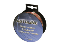 Autoline Kaiutinjohto Pun/Mus. 2x0,50mm2 10m