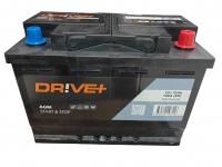 DRIVE+ AKKU 12v, 70AH, 760A / 278×175×190