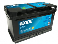 EXIDE Agm EK820 / 12V, 82Ah, 800A / 315x175x190 - +
