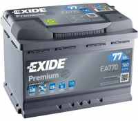 EXIDE Premium EA770 / 12V, 77Ah, 760A / 278x175x190  - +
