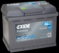 Exide Premium EA640 64Ah/640A akku