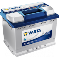 VARTA Blue Dynamic D43 / 12V, 60A, 540A / 242x175x190