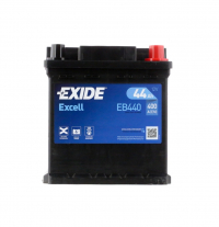 EXIDE Excell EB440 / 12V, 44Ah, 400A / 175x175x190 - +