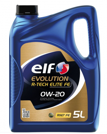 ELF EVOLUTION Moottoriöljy R-Tech Elite FE 0W-20 5L