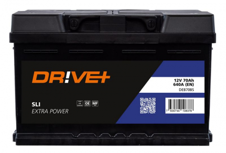 DRIVE+ AKKU 70AH, 12v, 640A / 277 x 175 x 175