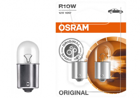 Polttimopari OSRAM Original 12V R10W BA15S