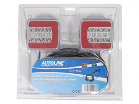 GLO-TRAC Takavalosarja LED MAGNEETILLA  12/24V