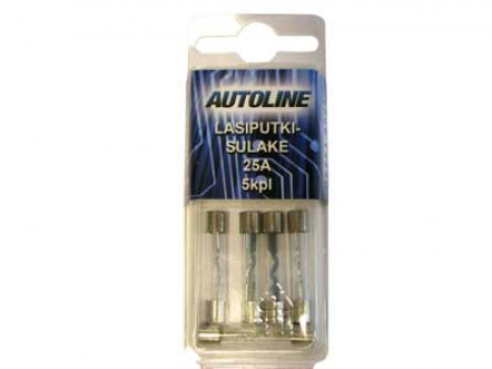 Autoline Lasisulake 25A / 6x32mm  5kpl