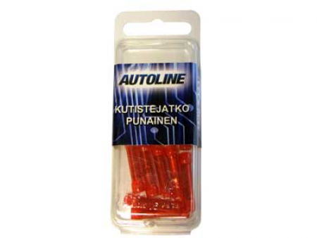 Autoline Kutistejatko Punainen 0,5-1,5mm 10kpl