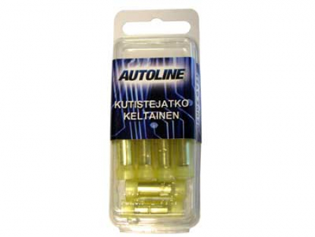 Autoline Kutistejatko Keltainen 4,0-6,0mm 10kpl