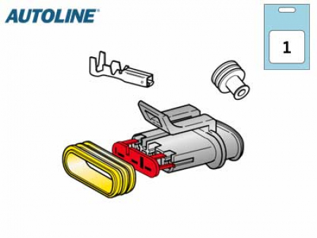 Autoline Liitinrasiasarja 3-N Vesitiivis