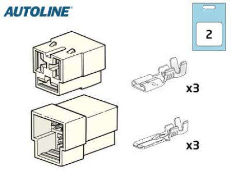 Autoline Liitinrasiasarja 3-U+N