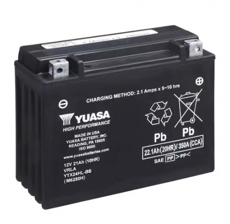 Yuasa Mp-Akku YTX24HL-BS 12V 22,1Ah