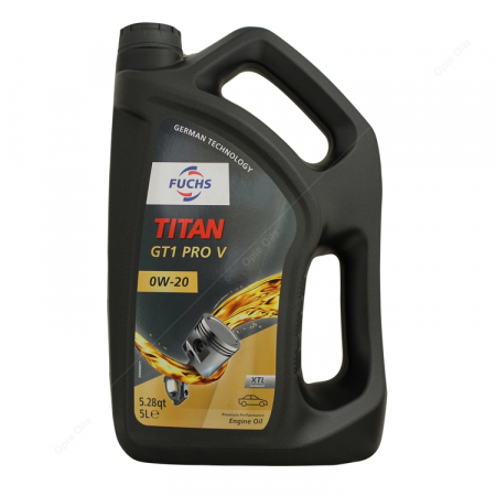 FUCHS Moottoriöljy TITAN GT1 PRO V 0W-20 5L