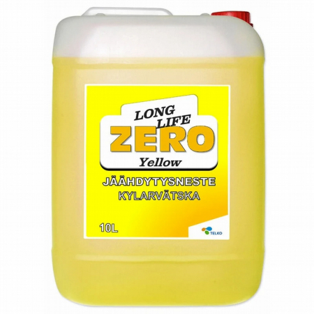 Zero Long Life 100 % jäähdytysneste keltainen 10L
