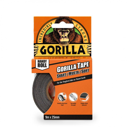 GORILLA Teippi MUSTA 9m
