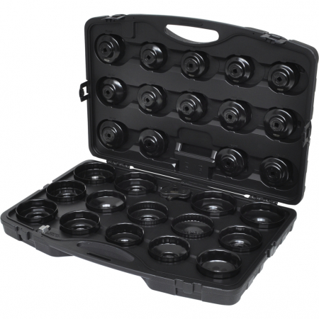 KS TOOLS 3/8" öljysuodattimen avainsarja, 30-osainen