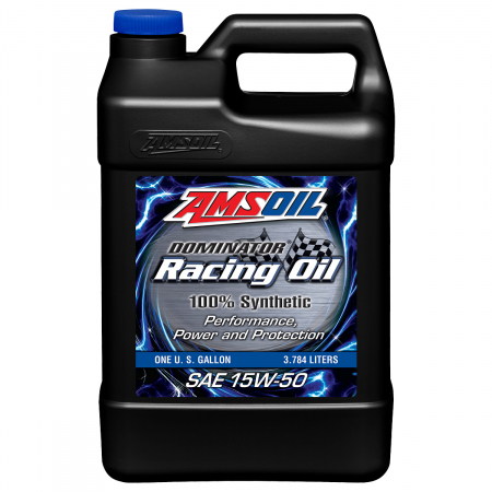 AMSOIL Täyssynteettinen kilpaöljy DOMINATOR° Racing Oil 15W-50 (RD50) 3,8L